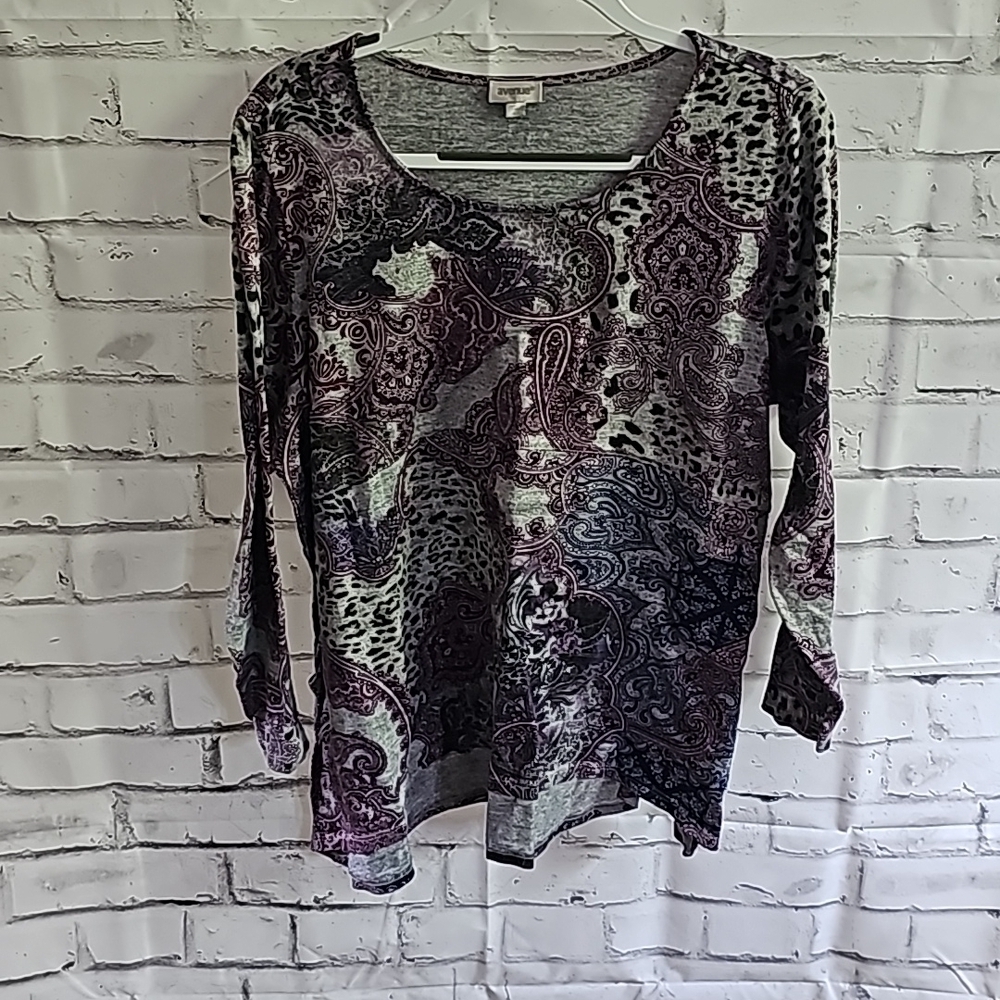 Paisley purple top